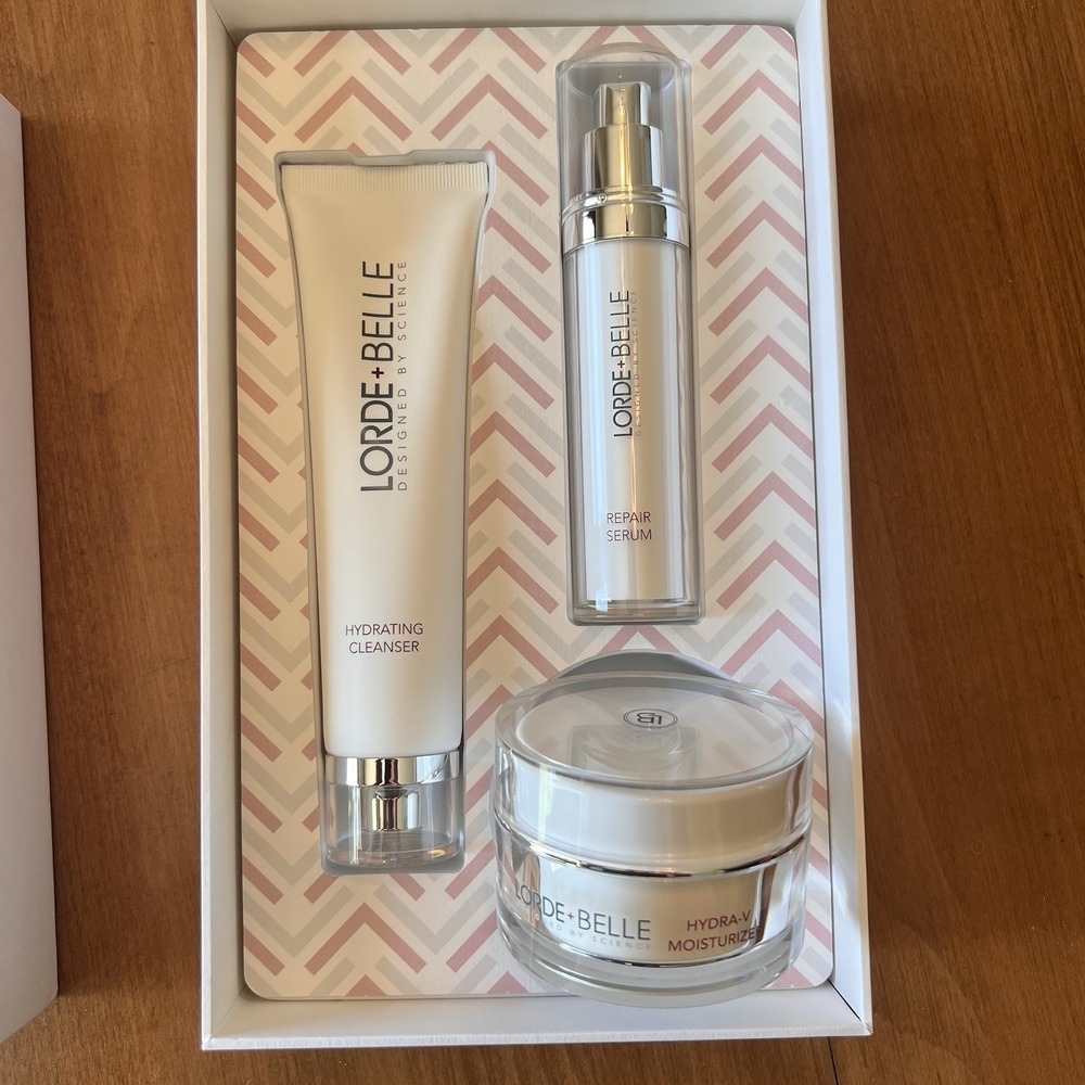 NEW Lorde + Belle 3-Step CC Skincare Regimen Trio 3-Pc Boxed Set MSRP $199 - Picture 8 of 11